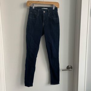 Levi dark wash jeans